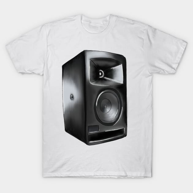 Speaker _ digital drawing T-Shirt by GambarGrace